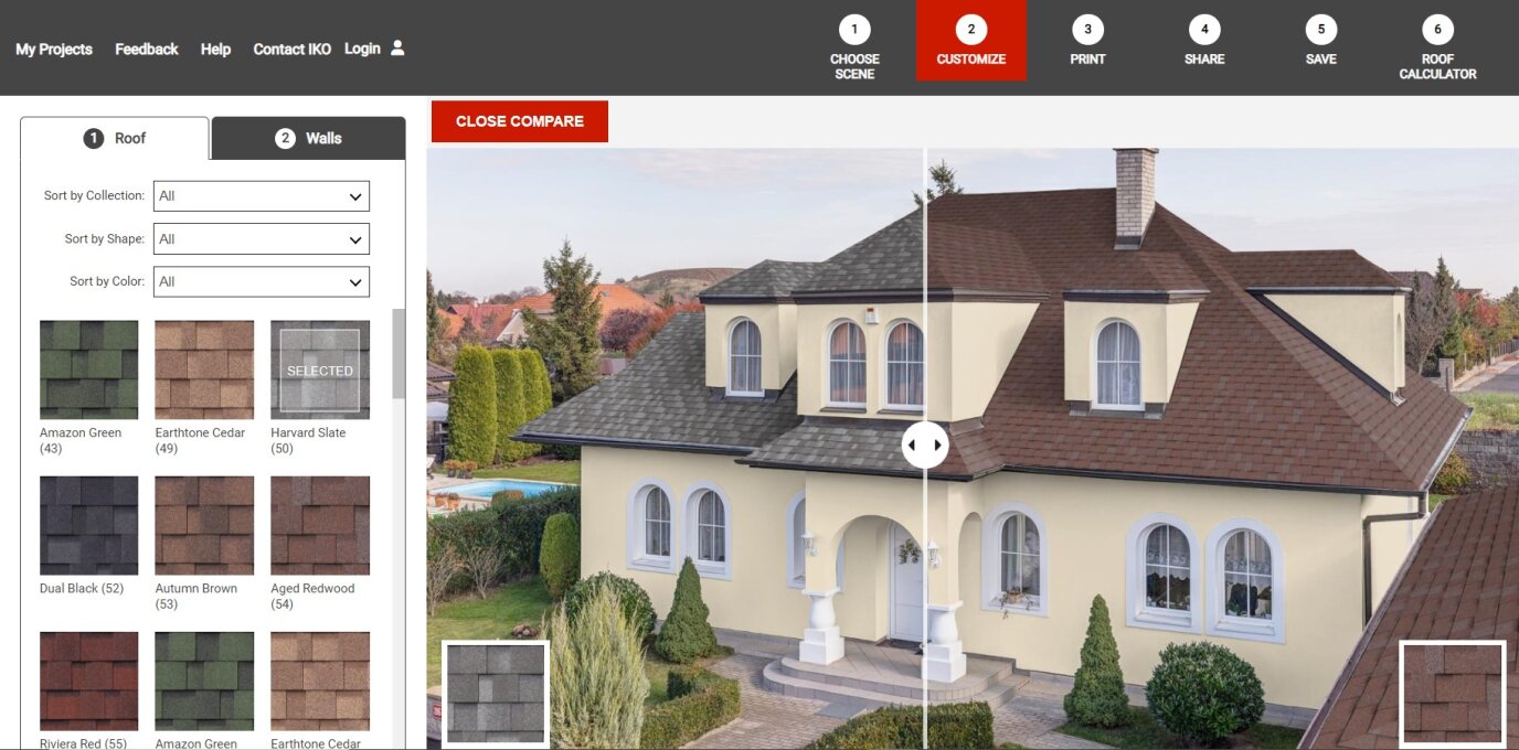 IKO Roof Viewer - Dach Simulator